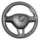 Light Brown Steering Wheel Wrap for Skoda Octavia 2017 Fabia 2016 2017 Rapid Spaceback 2016 Superb
