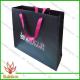 Customized Luxury Brown Kraft Paper Bags For Shopping With Hang Rope