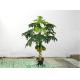 Artificial Trees for Home Decor Plants Large Artificial Tree Branch Green Leaves Real Touch Fake Papaya Tree