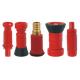 Manual Type Fire Hose Reel Nozzle , Plastic / Brass Core Fire Hydrant Nozzle