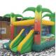 Chirdren Jump N Slide Jungle Bouncy Castle Super Heroes Durable 0.55mm PVC