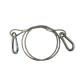 304 / 316 Stainless Steel Wire Rope Slings Double Loop 2 Carabiner Cables