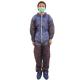 S-3XL Disposable Dust Suits , Disposable Visitor Coats Without Hood