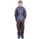 S-3XL Non Woven Coverall Disposable Construction Work Wear Clothing 25-60g/M2