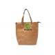 Unti Tear Dupont Tyvek Shopping Bag Water Resistant Brown Color For Ladies