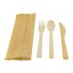 Eco Friendly 170mm Disposable Bamboo Cutlery Polished Surface
