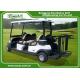 6 Seater Electric Golf Buggy White Golf Buggy Car With Graziano Axle