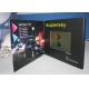 Artificial Style LCD Video Brochure Card 2.4 Inch For Company Advertising