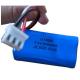 7.4V 2600mAh 18650 Cell Battery Pack With 3 Leads And 3-Pin Contact For Pos Machine