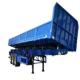 Durable 3/4 Axle 50ton 45 Cbm Rear Dump Truck Tipper Semi Trailer With Heavy Duty Cylinder Stronger Lifting Capacity