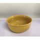 Yellow Ceramic Soup Bowls Stock Tableware Dinner Set 490g Household For Food