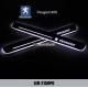 Peugeot 408 car Led lights Moving door sill light Welcome Pedal sale