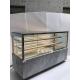 R134A Refrigerant Cake Display Chiller Rustproof Dynamic Fan Cooling