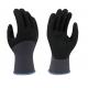 Grey Seamless Knitted Nitrile Gloves 3/4 dipping