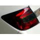 polymeric pvc Black Car Headlight Tint Film , 150mic Headlight Tail Light Tint