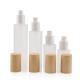Glass Bamboo Spray Bottle For Cosmetic Astringent Care skin personal