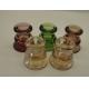 5Pcs Taper Glass Candlestick Holders Vintage Tealight Candle Holders for Table Centerpieces, Wedding Decor and Dinner Pa