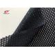 145CM Width Bmw Windows Polyester Netting Mesh Fabric Upholstery In Black