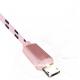 3A Fast Charging USB Data Cable For Apple / Nylon IPhone Cable Charger