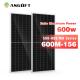 Full Black Off Grid 600 Watt Solar Photovoltaic Monocrystalline PV Panels System For House Electricity