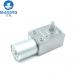 370 Miniature DC 6v12v24v Turbo Worm Gear Reducer Motor With M5 Threaded Shaft For Range Hood And Barbecue Machine