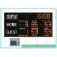 Red / Yellow Electronic Cricket Scoreboard , Outdoor Football Electronic Scoreboards, timer display