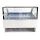 CE 16 Plates Gelato Ice Cream Showcase/ice Cream Display Freezer/Ice Cream Refrigerator Showcase Display Gelato Display