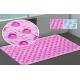 Rose Toilet bubble PVC Bath mat Plastic Bathroom Accessories 40*60CM
