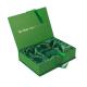 Glitter Paper Hair Extension Packaging Box Smooth Open With Magnetic Closure
