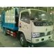 Dongfeng hanging bucket garbage truck side loader forklift truck small garbage truck for 3tons