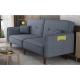 New reciner gray Loveseat Sofa Convertible Futon Sofa sets linen Couches with Cushion king size sofa bed for five-star