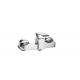 Chrome Finish Wall Mounted Bath Taps And Shower Mixer Faucets