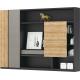 L2800 Lockable Office Cabinet MFC Small Wooden Filing Cabinet