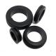 Round Industrial Silicone Rubber Gaskets Abrasion Resistant