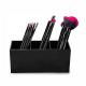 Clear Makeup Brush Holder Organizer, 3 Slot Acrylic Cosmetics Brushes Storage