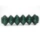 Livestock 25x25mm Green Pvc Chain Link Fence Quick Installation One Stop Service