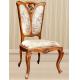 ISO14001 Wood And Fabric Armchair Teak Wood Dining Chairs