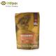 Aluminium Foil Lined ECO Friendly Coffee Bags Brown Kraft Paper For Hot Food