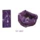 Tube Scarf, Magic Bandana in Multifunction (YT-1037) Lightning Design in Purple and White Color.
