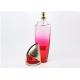Cylinder Embossed Refillable Glass Perfume Bottle Suitable For Personal Care