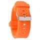 20mm Orange Silicone Watch Strap , Unisex Comfortable Watch Strap