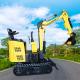 Electric Excavator Mini ZM10 Earth-Moving Machinery Small Household Excavators Wirh Spare Parts
