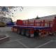 40 Tons 12pcs Tire Container Flatbed Trailer With BPW Axle