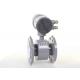 100 C Magnetic Water Flow Meter ,  Hard Rubber Lining Liquid Flow Meter In Stp