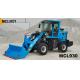 Small hub Axle Compact Articulated Wheel Loader, 42kw 57hp Power Wheeled Front