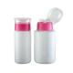 Highly OEM/ODM 100ml/180ml Nail Polish Remover Plastic Bottle with Press Pump Flip Top Cover