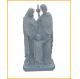 Jesus Virgin Mary Stone Statue Sculpture