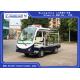 900KGS 48V DC Motor Utility Cargo Vehicle / Electric Pick Up Truck With Roof Or Basket