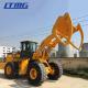 CE 15 Ton Atv Wood Grapple Log Loader With Trailer , One Year Warranty