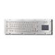 304 Stainless Steel IP65 IK07 Industrial Metal Keyboard With Touchpad USB Interface